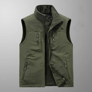 Veste parka rembourrée avec logo imprimé en marque propre, gilet d'hiver, faible MOQ, vestes matelassées respirantes pour hommes - Product Image 1