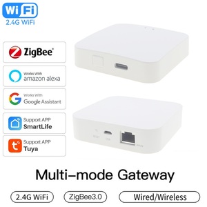 Zigbee Bridge Señal <span class=keywords><strong>de</strong></span> control remoto inalámbrico Interconectado Controlador central Hubs Lan para dispositivos Wi-Fi Tuya Smart Home Kits - Product Image 4