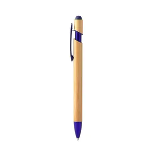 Penna Promozionale Personalizzata Elmur in Bambù con Punta a Sfera - Product Image 3