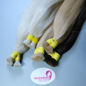 Extensions de cheveux Remy vietnamiens sans silicone, vente en gros, doux et soyeux, 100% cheveux vierges, haute qualité, NiceHairVietNam - Product Image 1