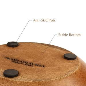 Bol de service en bois de forme personnalisée de haute qualité, jetable pour la cuisine et la table, forte demande pour les fêtes, nouveau décoratif en bois - Product Image 4