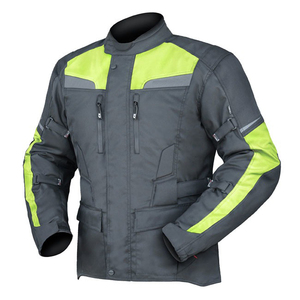 Nouvelle veste de moto enduite, équipement de protection de motocross, Cordura de haute qualité, col montant, logo frontal, respirante - Product Image 1