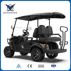 4 Wheels Steering Electric Golf Hunting Buggy Car Luxury Golf Buggy Lithium Powered 4 Passenger Golf Cart