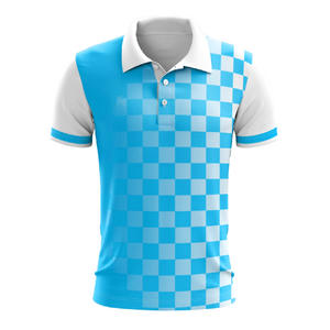 Haute qualité décontracté solide hommes Golf pour polos 3D brodé Sublimation Logo écologique séchage rapide respirant court - Product Image 6
