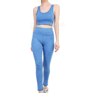Ensemble de yoga pour femmes fabriqué au Pakistan, écologique, respirant, en spandex/polyester, 2 pièces, confortable et abordable - Product Image 6