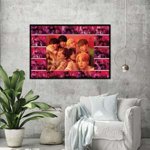โปสเตอร์เซลฟี่วงบีทีเอสสำหรับตกแต่งผนัง - Product Image 2