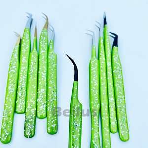 แหนบขนตาไมโครไฟเบอร์พร้อมปลายไฟเบอร์สำหรับต่อขนตาเพิ่มวอลลุ่มโลโก้ตามสั่ง - Product Image 5