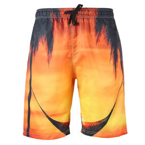 Pantalones cortos informales de verano OEM para hombre, pantalones cortos de playa elásticos de 4 vías, pantalones cortos de surf de secado rápido para hombre, novedad - Product Image 1