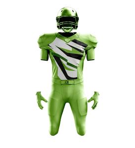 Nueva Llegada Conjuntos de Uniformes de Fútbol Americano para Hombre Personalizados al por Mayor Talla Grande (XL) para Equipos Diseño Sublimado Corto Pakistán - Product Image 1