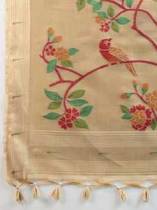 Paithani Saree de créateur en coton avec chemisier fantaisie Vêtements ethniques à la mode exclusifs Vêtements de fête classiques les plus vendus pour femmes - Product Image 3