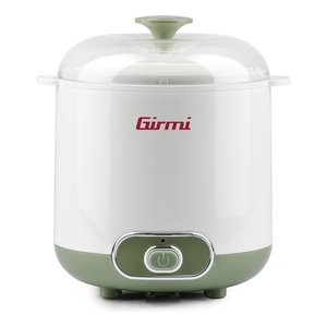 Máquina para hacer yogur Girmi de 1.5L, blanca y verde, fermentador eléctrico de 20W para uso doméstico - Product Image 1