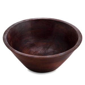Bol de service en bois d'acacia à thème de luxe pour salades fruits aliments noix bols en bois artisanaux de haute qualité bol à pâte à vendre - Product Image 3