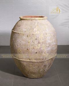 Moss OC021H80PI Pot en céramique océanique pour l'extérieur Pot de fleurs rond pour la décoration de jardin et les mini créations de paysages - Product Image 6