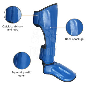 Servicio OEM Nuevo diseño PU Espinillera Accesorios de seguridad para entrenamiento de MMA Precio bajo Equipo de protección TECHTRIX - Product Image 3