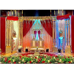 Décor de scène de mariage à Double pôle - Product Image 1