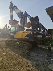 Excavadora de orugas mediana Hyundai R205 de 20 toneladas, excavadora hidráulica de segunda mano, bomba de válvula Yuken, núcleo, motor Cummins, incluye núcleo - Product Image 5