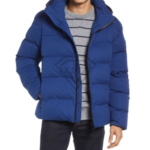 Chaqueta de Invierno Delgada para Hombre con Logotipo Personalizado, Estilo Urbano, Nueva, con Capucha, Manga Larga, Bordada, para Exteriores - Product Image 1