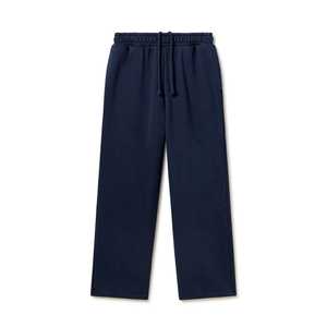 Pantalon de jogging ample à jambes larges pour homme avec logo personnalisé, de haute qualité, 100% coton, ample, évasé, mi-long, écologique - Product Image 3