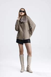 Haute qualité Beige véritable peau de mouton hommes hiver manteau en peau de mouton Long Toscana col en peau d'agneau avant fabrication professionnelle - Product Image 3