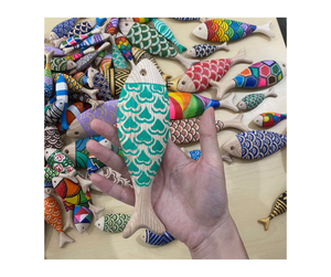 Vietnam Wooden <b>Fish</b> Crafts Hand-Painted, Eco-Friendly Wooden <b>Fish</b> Ready in Bulk for Export with Attractive Pricing & Offers - Product Image 1