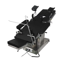 Table chirurgicale CH-T200 4 fonctions compatible avec bras en C, plateau coulissant 350 mm, orthopédie, gynécologie, chirurgie générale, acier 304, ISO CE