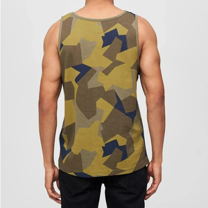 Camiseta sin mangas de entrenamiento para hombre, novedad de 2026, Camiseta de algodón de secado rápido para correr, camiseta sin mangas con sublimación para hombre - Product Image 5