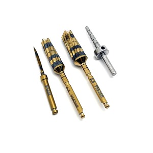 Ensemble de tournevis et d'outils de perçage pour implants dentaires en métal coloré - Instruments ergonomiques manuels pour techniciens dentaires - Product Image 5