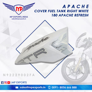 Cubierta de Tanque de Combustible para Motocicleta Tvs Apache, Color Blanco, en Venta - Product Image 2