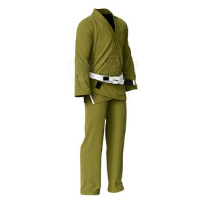 Uniforme de Karate para Hombre de Primera Calidad, 100% Algodón, con Logotipo Personalizado y Cinturón Sublimado a Color, 340g, Ropa de Entrenamiento de Artes Marciales - Product Image 5