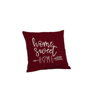 Haute qualité coton ménage a à Z lettre taie d'oreiller 50*50cm carré maison oreiller couvre LOGO personnalisé housse de coussin pour hôtel - Product Image 3