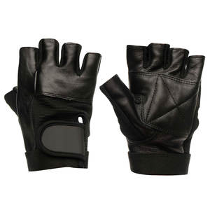Guantes de gimnasio antideslizantes unisex de medio dedo, diseño de poliéster transpirable para ejercicio físico para levantamiento de pesas - Product Image 4