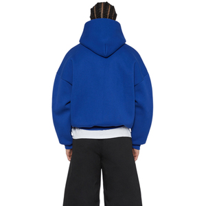 Streetwear personnalisé 100% coton à capuche haute qualité poids lourd 450 500 600 Gsm surdimensionné recadrée pull boxy fit à capuche hommes - Product Image 6