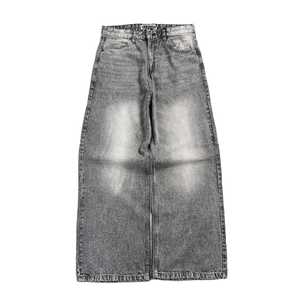 Pantalones Vaqueros de Mezclilla para Hombre, Estilo Urbano, Hip Hop, Holgados, Desgastados, con Efecto Deslavado, Personalizados - Product Image 6