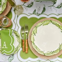 Lot de 4 dessous-de-plat/serviettes de table en rotin écologiques de forme ronde, accessoires de table tissés, emballés en carton, vente en gros, provenance Vietnam