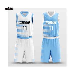 Camiseta de baloncesto personalizada, diseña tu propia ropa de baloncesto, sublimación juvenil para hombre y mujer, conjunto de uniforme de baloncesto reversible - Product Image 1