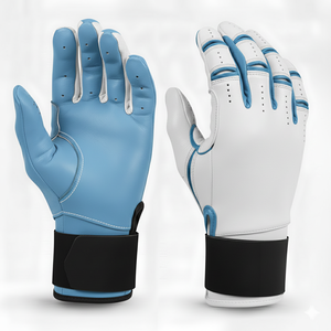 Gants de frappe de baseball en cuir de qualité supérieure pour jeunes et adultes, paume antidérapante, design léger, baseball/softball - Product Image 4