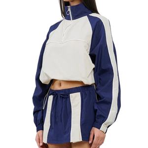 Ensembles deux pièces coupe-vent légers couleur unie personnalisés pour la pluie, style streetwear 2026 - Product Image 3