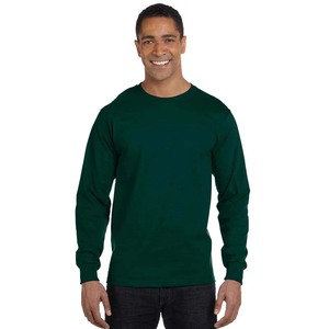 Sweat-shirt en molleton 100% coton respirant, uni bleu, décontracté - Product Image 4