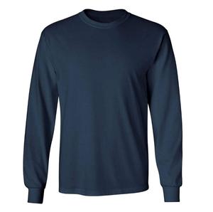 T-shirt à manches longues durable pour hommes, coupe ajustée confortable, t-shirt uni et décontracté, chemises en coton double couche à séchage rapide fabriquées au Pakistan - Product Image 1