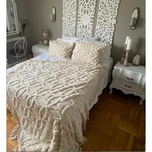 Couverture marocaine faite à la main, authentique artisanat berbère, couverture douce tissée à motifs tribaux, décoration d'intérieur, cadeau - Product Image 1