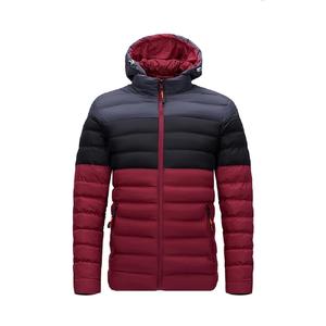 Abrigo de lona acolchado de invierno ajustado con logotipo personalizado para hombre, chaqueta de abrigo informal colorida con forro de poliéster suave y transpirable - Product Image 3