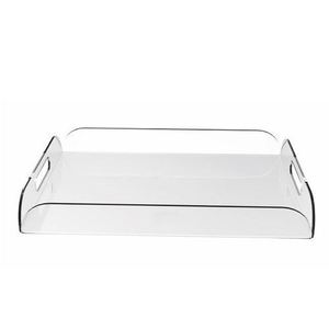 Plateau de service rectangulaire en acrylique transparent imprimé sur mesure, plateau en lucite transparent pour bar, restaurant, plateau de service géométrique pour la cuisine - Product Image 5