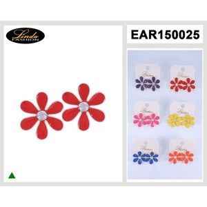 Boucles d'oreilles Linda Fashion en nacre cubique, fausses perles blanches, alliage, bijoux pour femmes à porter au quotidien - Product Image 3