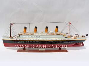 Gia Nhien Fabricant Conception personnalisée quantité minimale de commande bas RMS Titanic MODÈLE DE BATEAU EN BOIS-MODÈLE DE BATEAU EN BOIS DE HAUTE QUALITÉ Fait à la main - Product Image 2