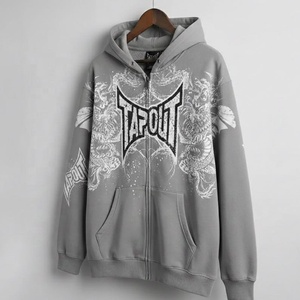 Ropa de Hombre de Alta Calidad, Sudadera con Capucha Estampada Personalizada de Gran Tamaño, Estilo Hip Hop Holgado, 100% Algodón para Otoño - Product Image 1