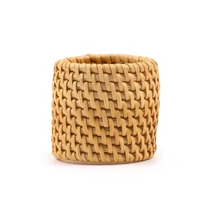 Nouvelles vacances plage tissé à la main large rotin Bracelets Boho rétro fait à la main vigne tissage Bracelets Bracelets cadeaux uniques pour lui elle - Product Image 3