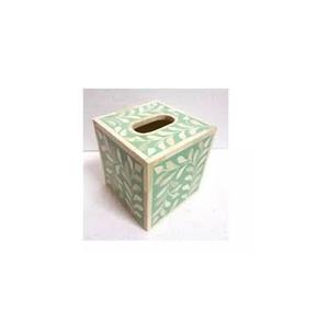 Caja de incrustaciones de madera y hueso de último diseño de alta calidad, alto pulido para restaurante, vajilla de Hotel, soporte de incrustaciones de hueso de papel tisú - Product Image 2