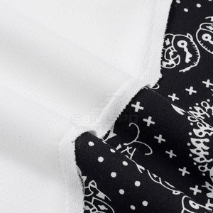 Sweat-shirt à col rond pour homme SONISPO, blanc et noir, imprimé paisley, coupe classique, pull décontracté pour l'automne - Product Image 4