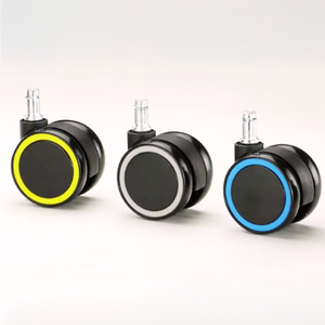 Roue de roulette de chaise de bureau en nylon 65mm moderne de luxe de Taiwan pour l'utilisation d'hôpital et d'école - Product Image 1