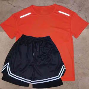 Maillot de football pour hommes, haute performance, uniforme d'entraînement d'été, manches courtes, respirant, antibactérien, séchage rapide, personnalisable - Product Image 6